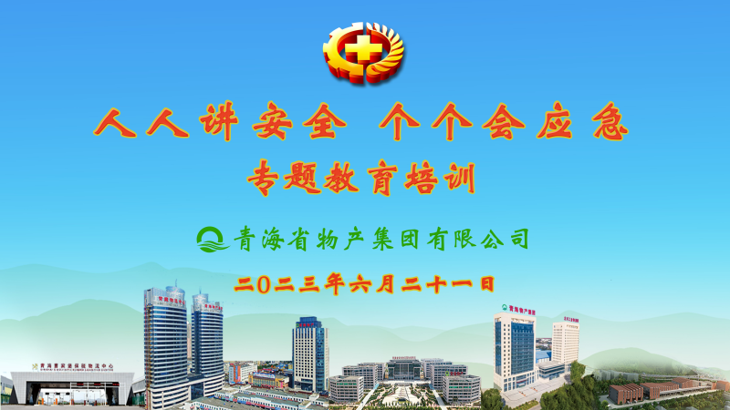 提高安全管理水平 落實全員安全責(zé)任&mdash;&mdash;集團(tuán)安委會舉辦2023年&ldquo;人人講安全，個個會應(yīng)急&rdquo;專題教育培訓(xùn)